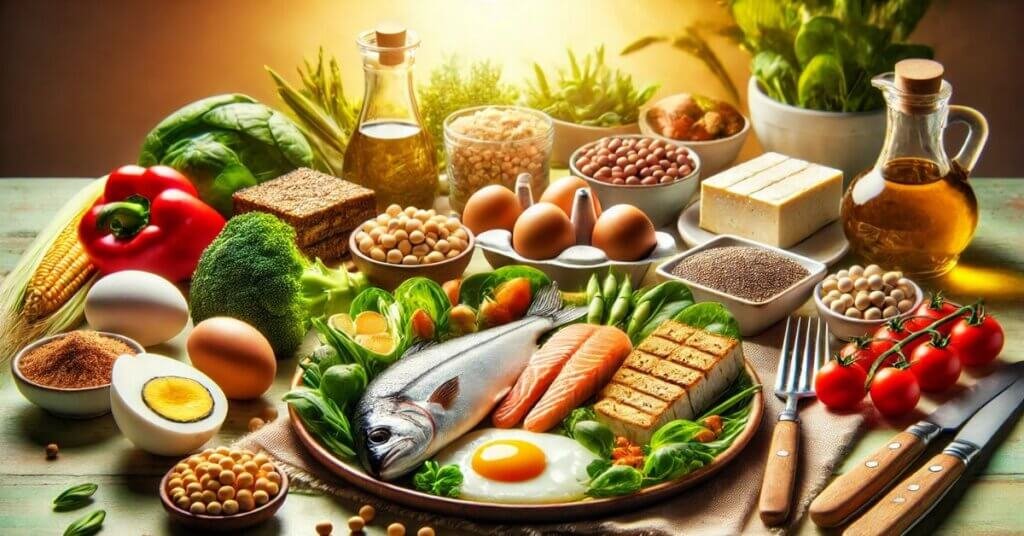 Bữa ăn lành mạnh với các nguồn đạm hoàn chỉnh: Đạm từ động vật và thực vật