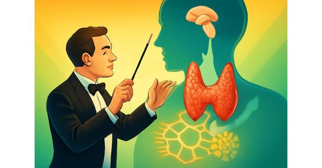 Tuyến giáp là nhạc trưởng của cơ thể, điều chỉnh nhịp sống qua việc sản xuất các hormone như T3 và T4.